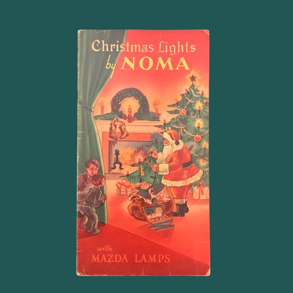 Antique Noma Christmas Lights with Mazda Lamps - Picture 1 of 3